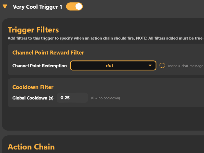 Set up Twitch channel point rewards to trigger SmoredBoard actions