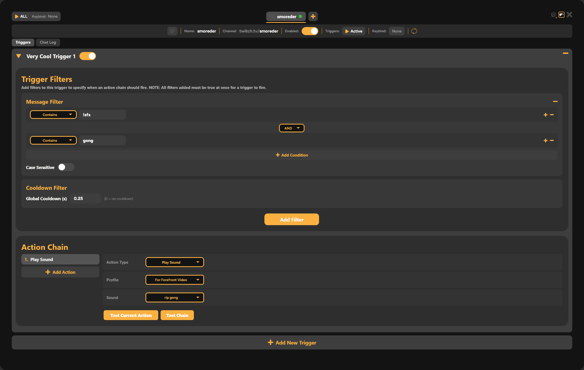Trigger SmoredBoard sounds from YouTube and Twitch chat